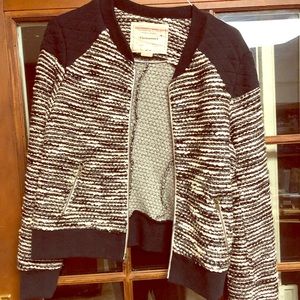 Anthropologie Cartonnier Bomber Jacket sz Large